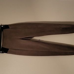 Faux suede leggins